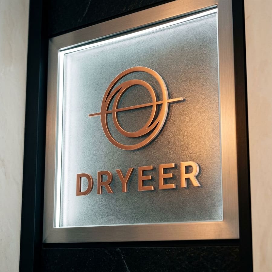 Dryeer identity for a professional ionic hair dryer manufacturer