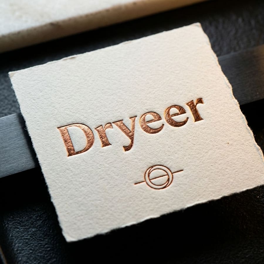Dryeer identity for a professional ionic hair dryer manufacturer